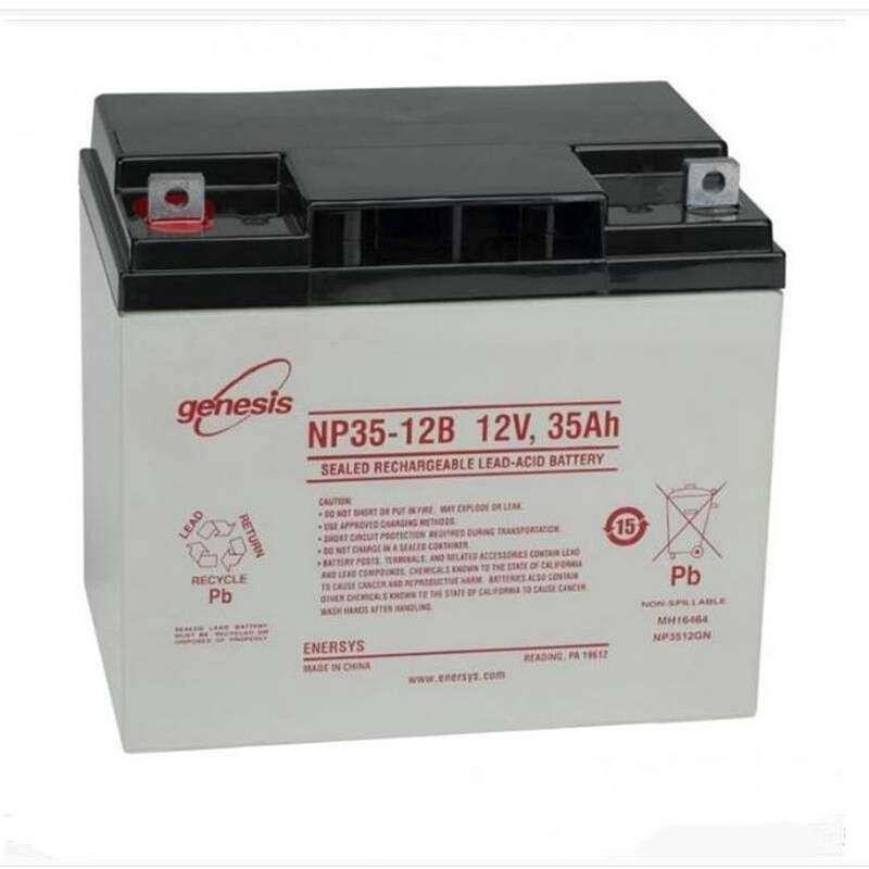 genesis艾诺斯蓄电池NP35-12应急电池铅酸免维护12V35AH 直流屏用