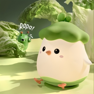 小菜鸡智能语音声控感应小夜灯卧室婴儿喂奶睡眠灯儿童床头氛围灯