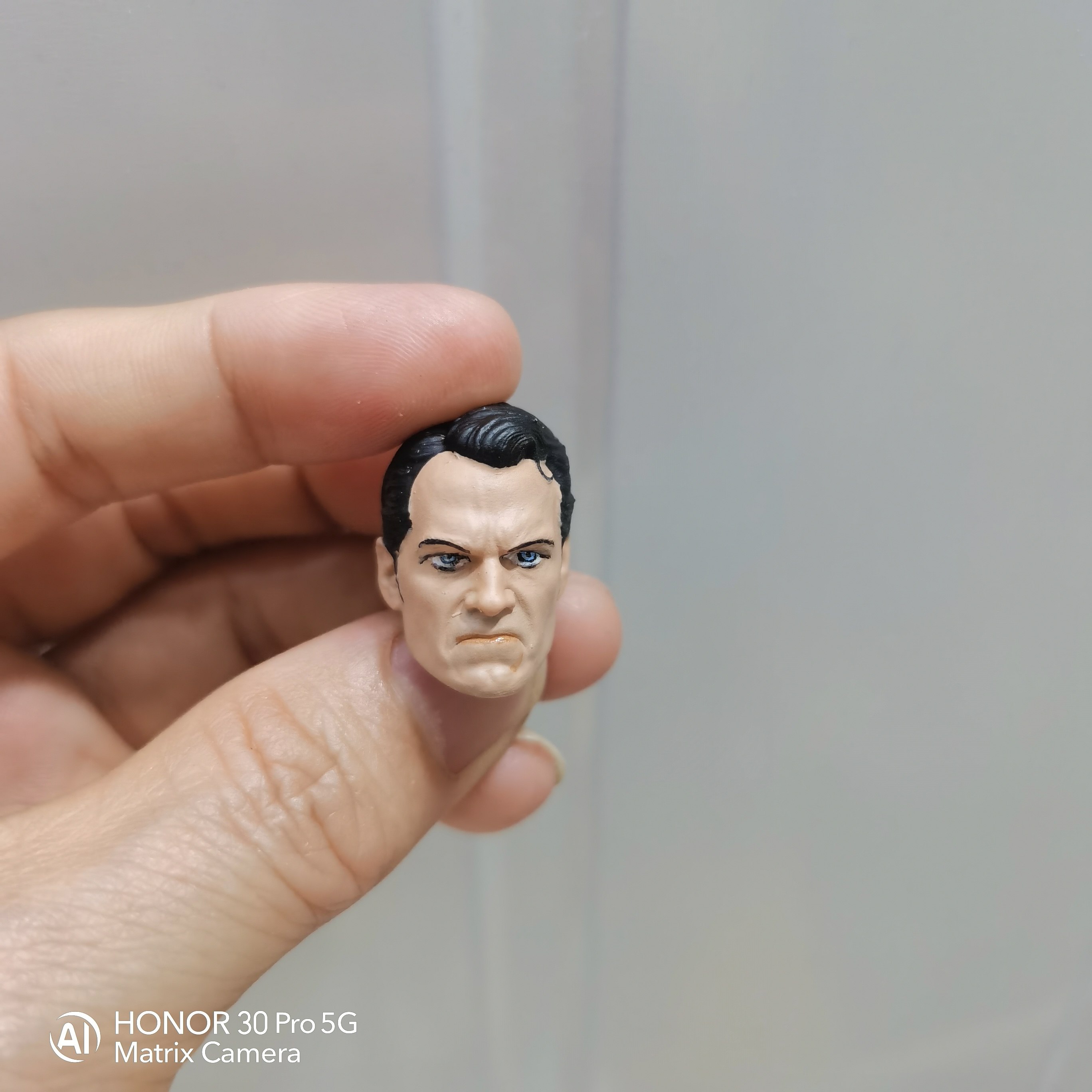 mezco超人蝙蝠侠大战超人正义黎明A款怒脸1/12 6寸头雕