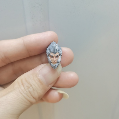 1/183.75寸黑神话悟空头雕 另一种涂装 人偶 非真人