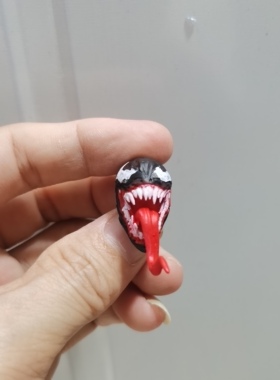 1/12 ml毒液头雕 人偶 非真人