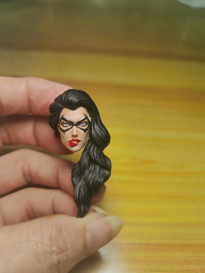 1/12 mezco猫女头雕 人偶 非真人