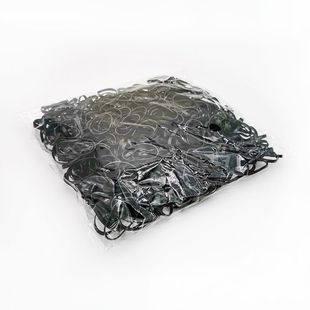 小皮筋纯黑发饰高弹小香风头绳细款 细小超细居家日用套装
