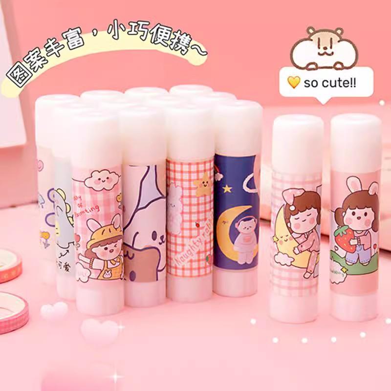 固体胶棒手工胶水学生可爱少女心卡通固体胶儿童胶水高粘度学生用