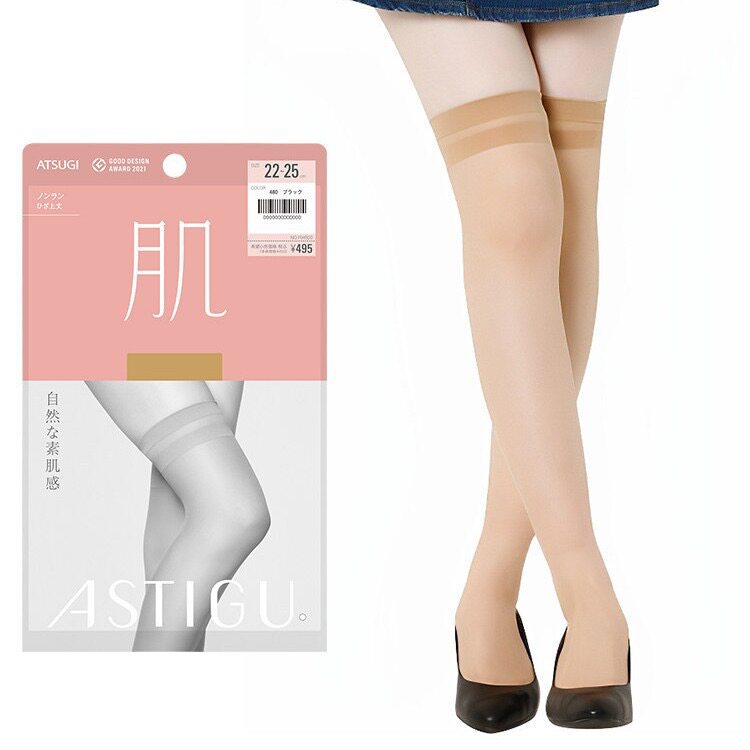 日本进口大腿袜美腿光腿神器打底裤袜女春夏薄款防勾丝高筒丝袜