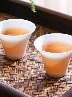玉钟杯高温玉瓷工夫茶杯酒杯陈韵堂（1盒6个）