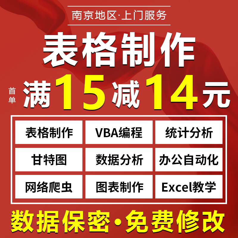 拓米办公图表格制作代做急单交付