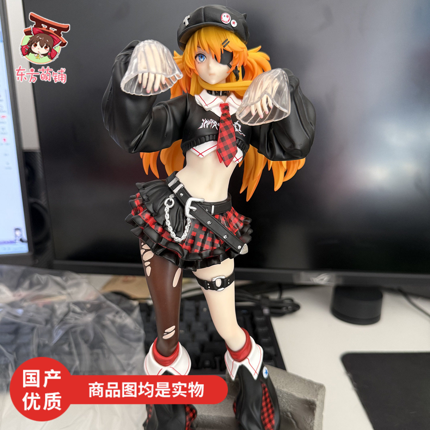 eds明日香cos学生制服动漫美少女eva福音战士GK雕像 手办模型摆件