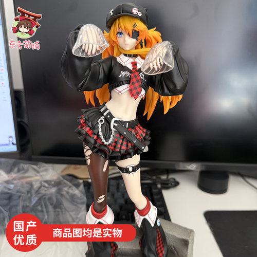 eds明日香cos学生制服动漫美少女eva福音战士GK雕像 手办模型摆件