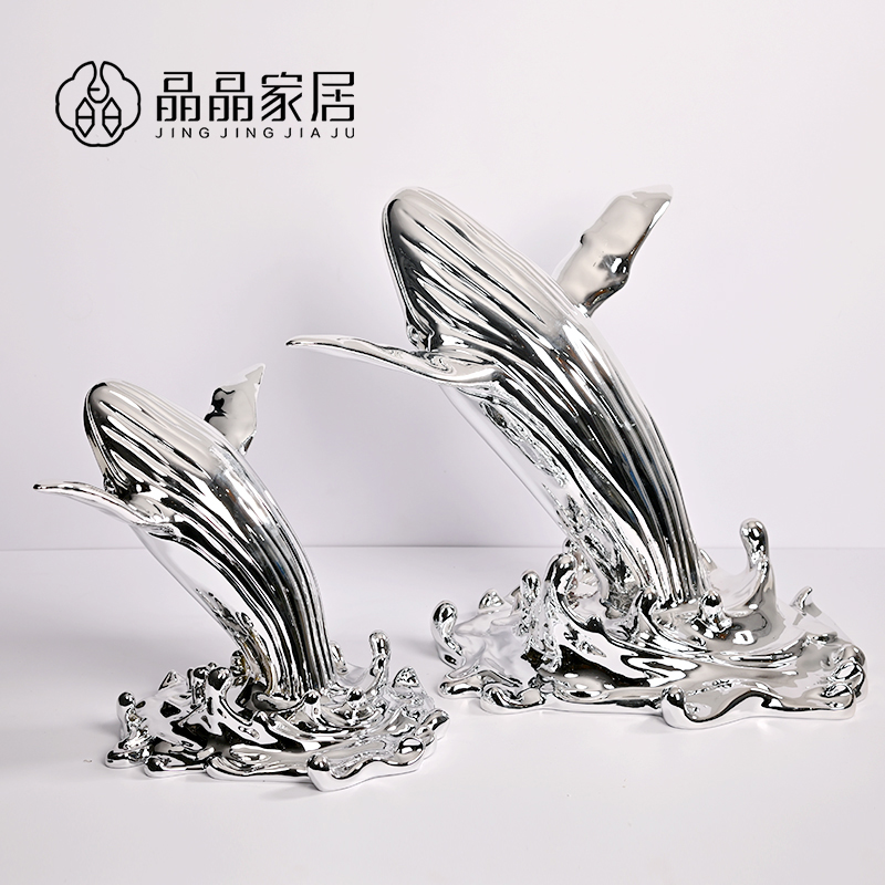 晶晶家居轻奢合成树脂桌面摆件