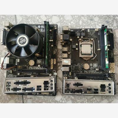 两块拆机技嘉B85MD3V-A主板，带g1840cpu,一根，议价商品