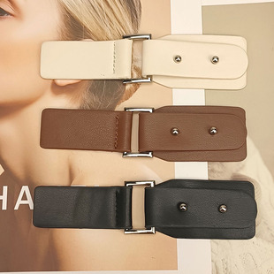 饰扣纽扣 高档金属皮对扣大衣风衣搭扣毛衣棉袄外套皮扣装