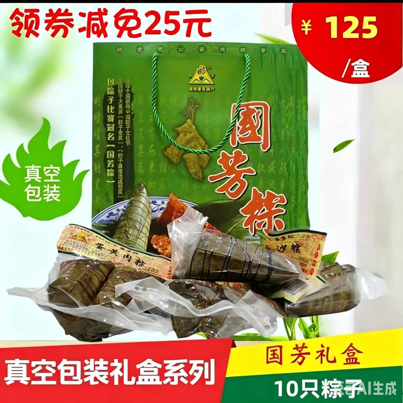 湖州特产真空包装粽子