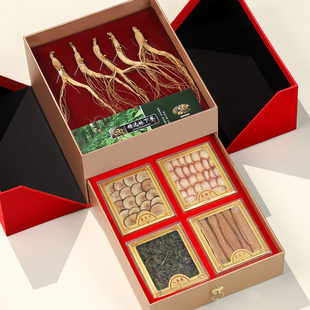礼品送礼长辈人参礼盒滋补养生老年人补品营养品送父母中秋节礼物