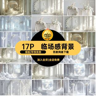 室内高级感婚纱模板薇影楼婚纱照白图片临场感现场后期背景拉高