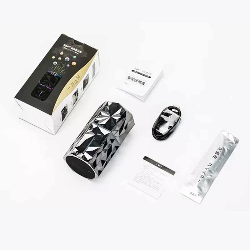 空气净化器 挂脖子气魔法瓶负离子空气净化随身便携车载加湿器