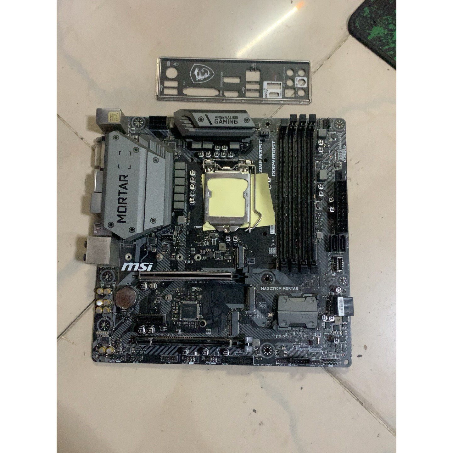 (议价)出一张微星z390m mortar z390m小板 成色新