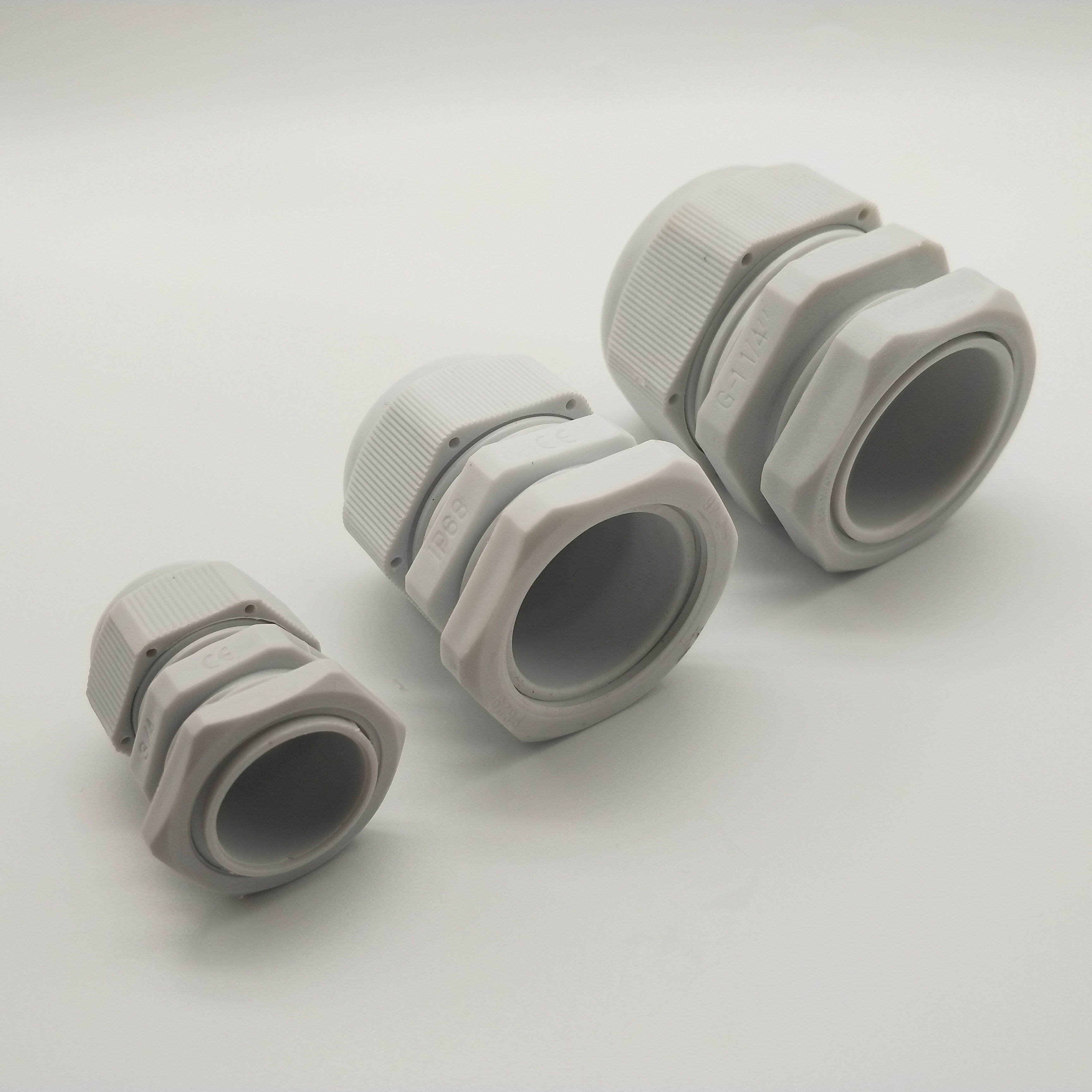 尼龙环保G1/2电缆索头 4分塑料防水接头 G3/4格兰头6分/1寸/1.2寸