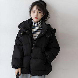 千仞岗轻薄羽绒服女冬季小个子外套2026新款棉服短款黑色反季修身