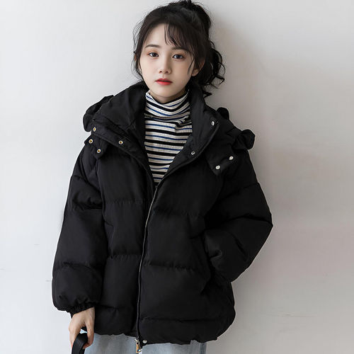 千仞岗轻薄羽绒服女冬季小个子外套2026新款棉服短款黑色反季修身