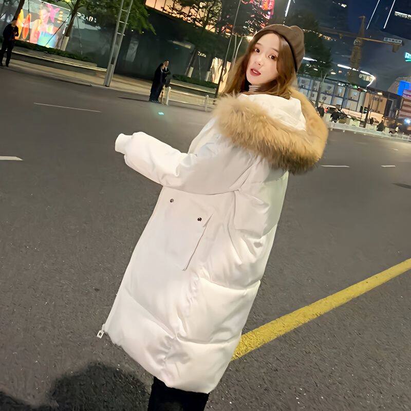 千仞岗今年流行爆款羽绒服女冬季加厚反季面包服清仓棉服中长款外