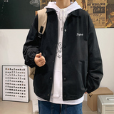 2023早秋男士夹克外套港风潮流宽松秋衣青少年学生上衣JK105P45，男装夹克，电商B220