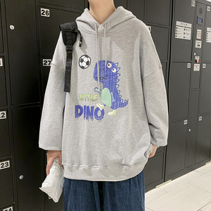 ！点击7% 秋季男士连帽卫衣港风宽松大码上衣WY302P38控58图片