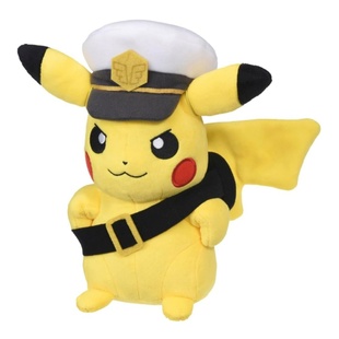 日版 TAKARA TOMY 口袋妖怪 船长皮卡丘 护目镜ver 毛绒玩偶