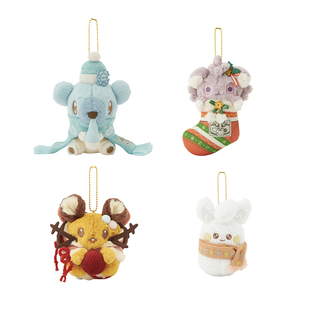 现货 口袋妖怪 2024圣诞节 鼻涕熊 妙喵 咚咚鼠 布拨 毛绒挂件