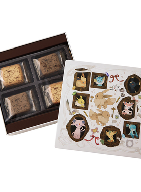 口袋妖怪 Eevee Collection 伊布家族系列 夹心饼干盒