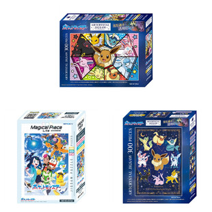 预售 ENSKY 口袋妖怪 皮卡丘船长 伊布家族 透明水晶拼图