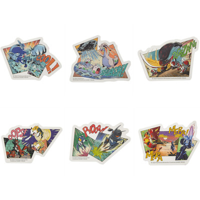 口袋妖怪美式漫画风格装饰贴纸