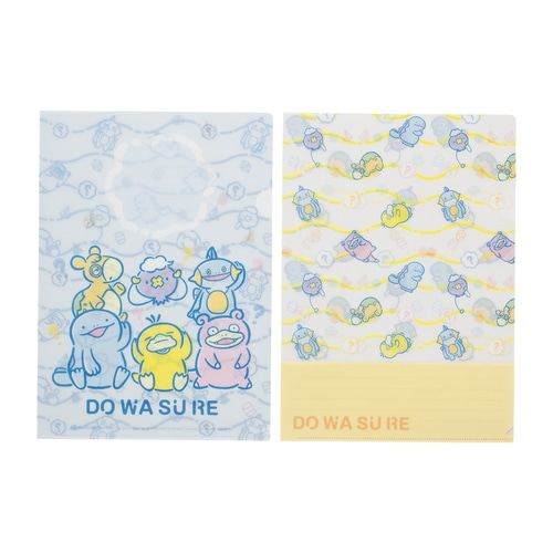 现货 精灵宝可梦 瞬间失忆系列 可达鸭 呆呆兽 a4文件夹两枚套装