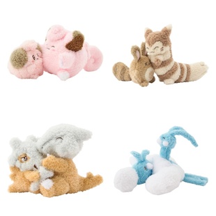 口袋妖怪 奔向你系列 皮皮 大尾立 可拉可拉 青鸟 拉绳震动毛绒