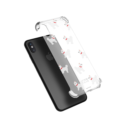 DESIGN SKIN适用于iPhoneXS/Max超薄无边框狗狗猴子系列手机壳XR
