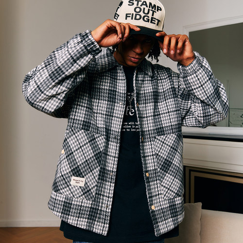 YORAINBOW秋冬款千鸟格小香风