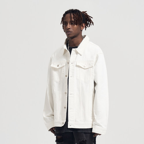 YORAINBOW翻领春秋宽松牛仔外套