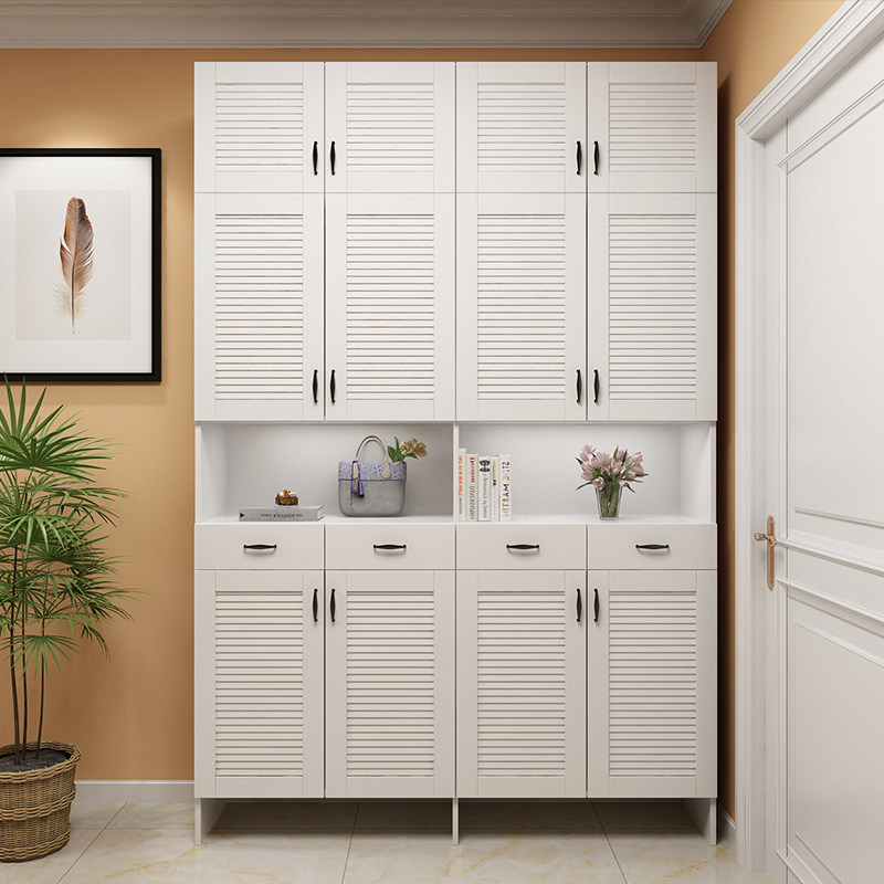 定制高家用经济型现代简约百叶进门口鞋柜大容量多功能定做玄关柜在类目 住宅家具, 柜类, 鞋柜中 - 来自Buy2taobao.com提供专业的淘宝代购服务
