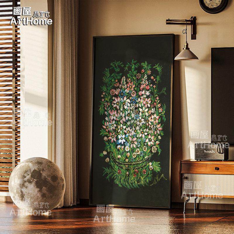 法式中古风装饰画中国风南洋壁画茶室书房复古背景墙玄关餐厅挂画,家居饰品,现代装饰画,淘宝优惠券,粉丝福利购,淘宝优惠卷