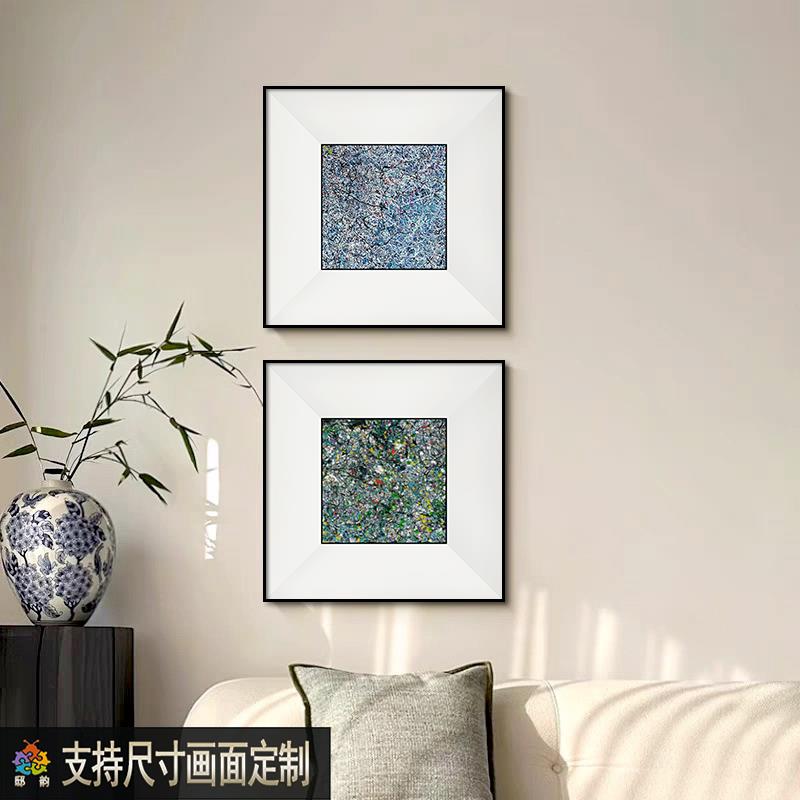 现代极简抽象挂画客厅沙发背景墙装饰画书房卧室床头高端艺术挂画