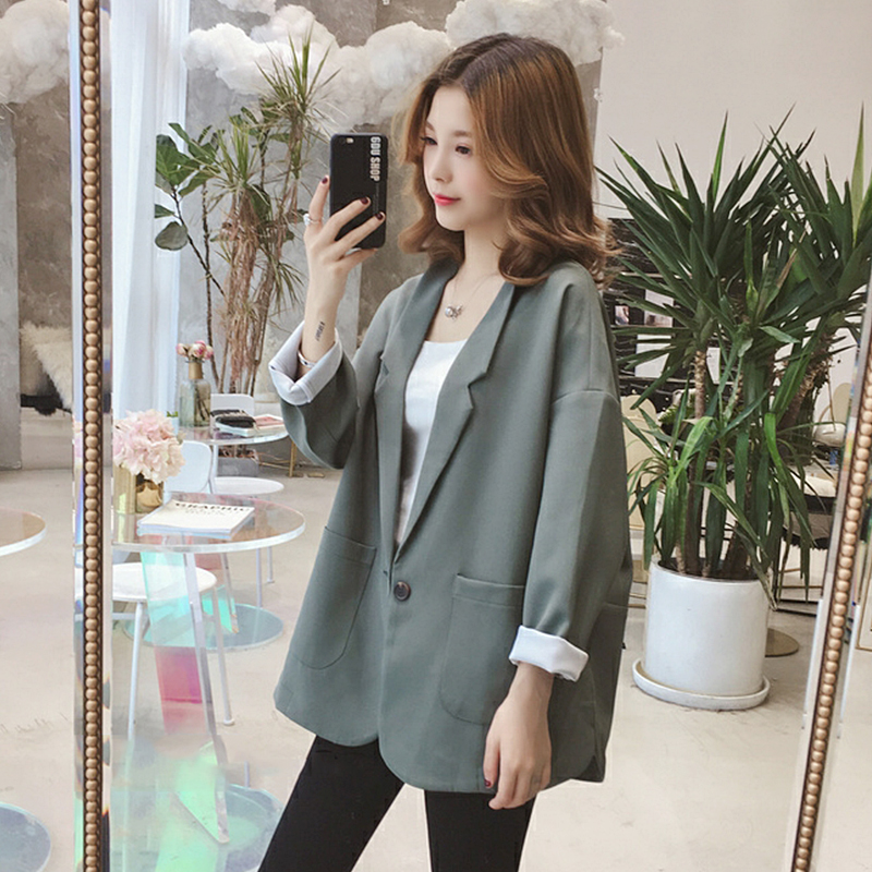 西装外套女设计感小众2025春季新款韩版宽松休闲西服chic早秋上衣