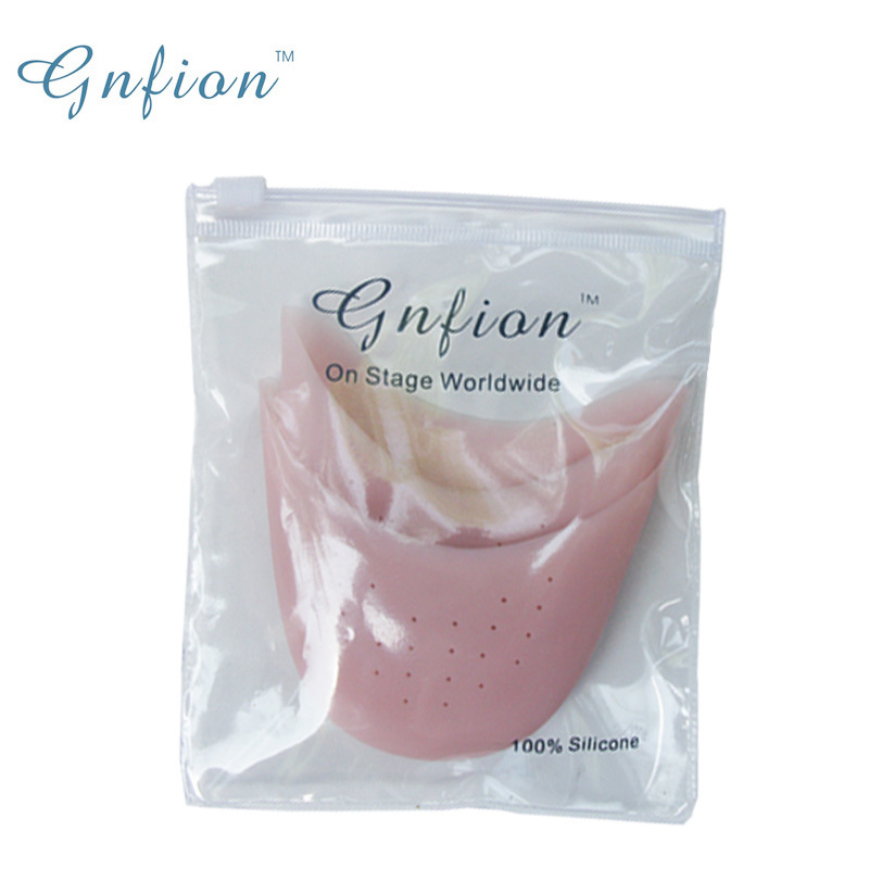 正品Gnfion脚尖套硅胶足尖套足尖鞋脚套芭蕾舞鞋鞋套带孔脚套