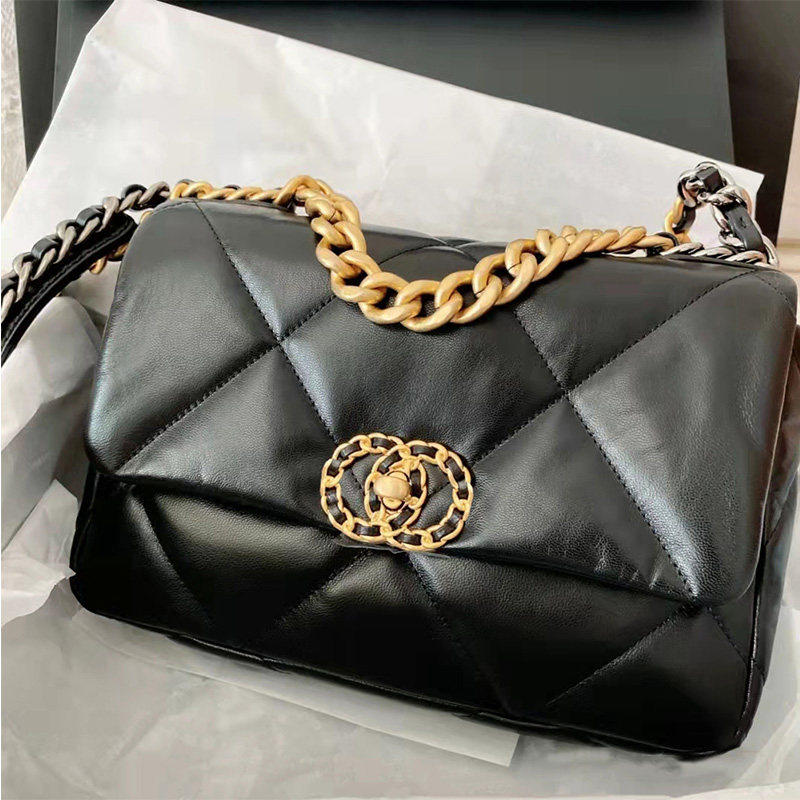 小香风菱格链条包包女2021新款潮秋冬百搭口盖包单肩斜挎真皮女包