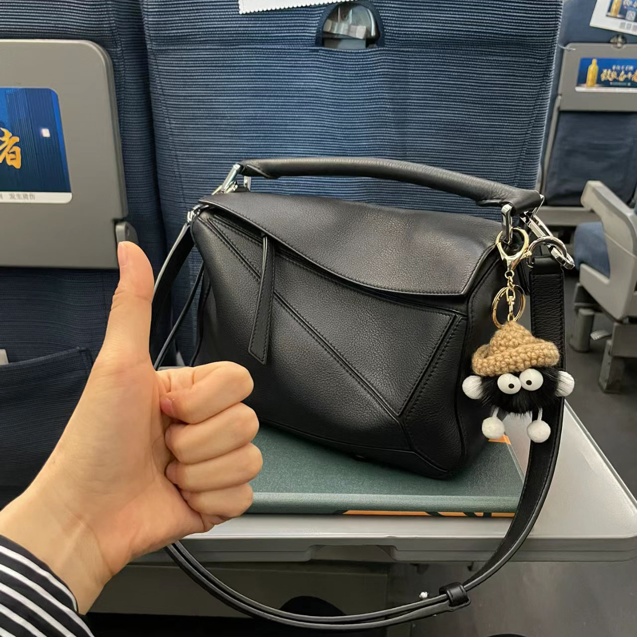 高级感百搭puzzle拼接几何包包女2023新款潮手提包单肩斜挎小方包