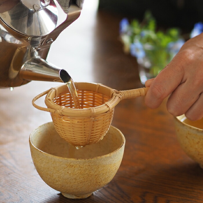 自然茶生活｜日本制公长斋小菅竹茶滤茶漏手工竹编日式迷你茶具 餐饮具 茶滤 原图主图