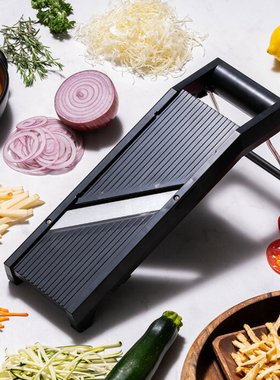 日本职人手工开刃0.4mm15档精密微调 Suncraft切菜器切丝切片神器