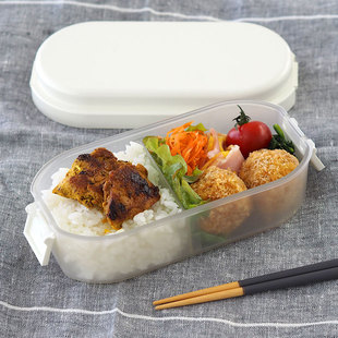 防菌防油易清洗Gel 简约保冷塑料饭盒便当盒微波炉可用 cool日式