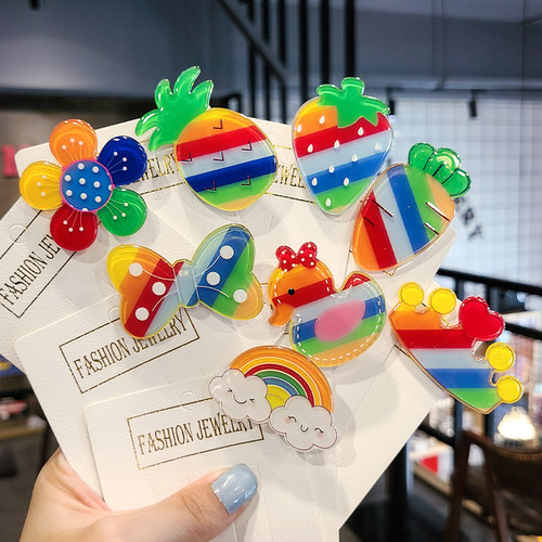 头饰韩国公主风小女孩碎发侧边夹