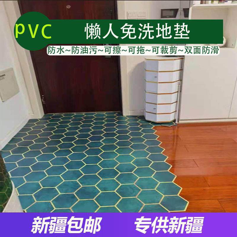 $新疆包邮西藏PVC可擦免洗地垫地毯客厅入户进口门垫走廊门厅玄关