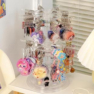 钥匙扣展示架可旋转周边挂件陈列架首饰手链手串项链耳环饰品挂架